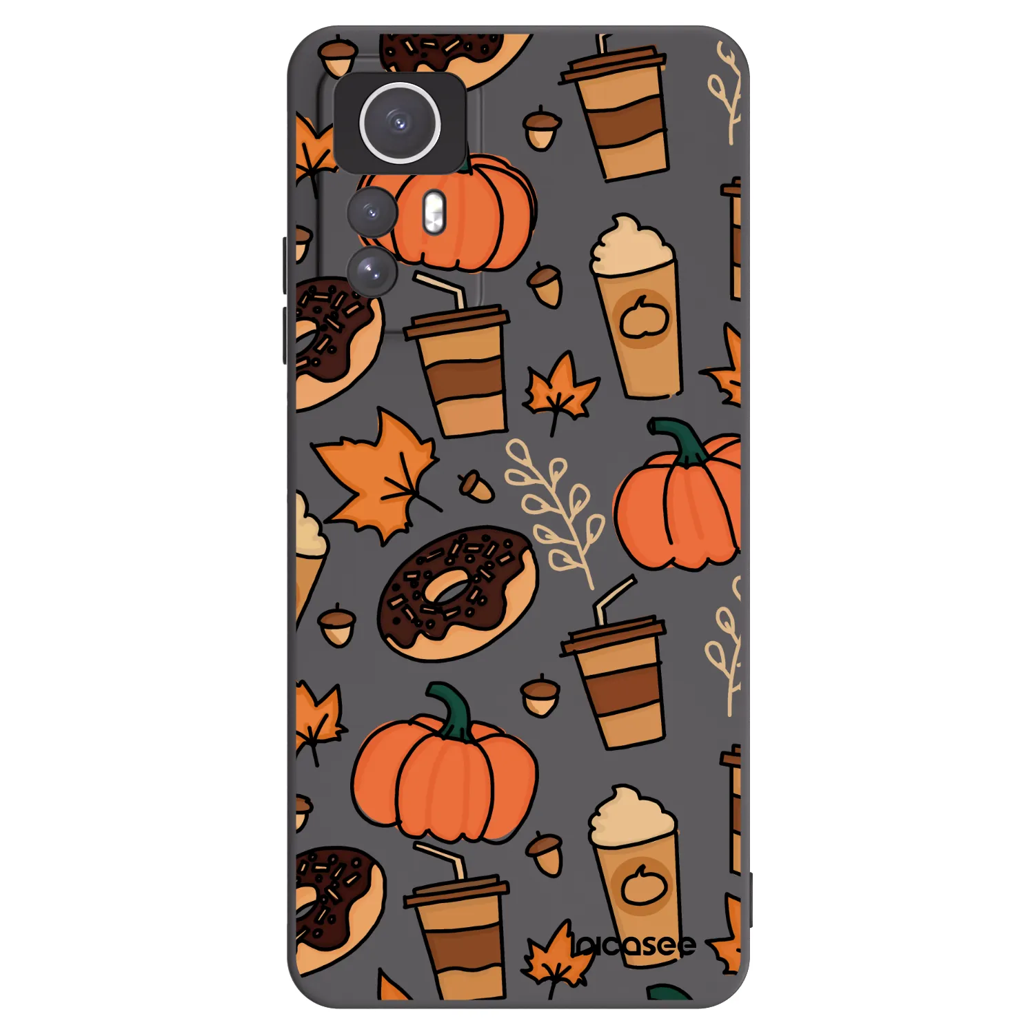 Picasee silikónový čierny obal pre Xiaomi Redmi Note 12S - Fallovers