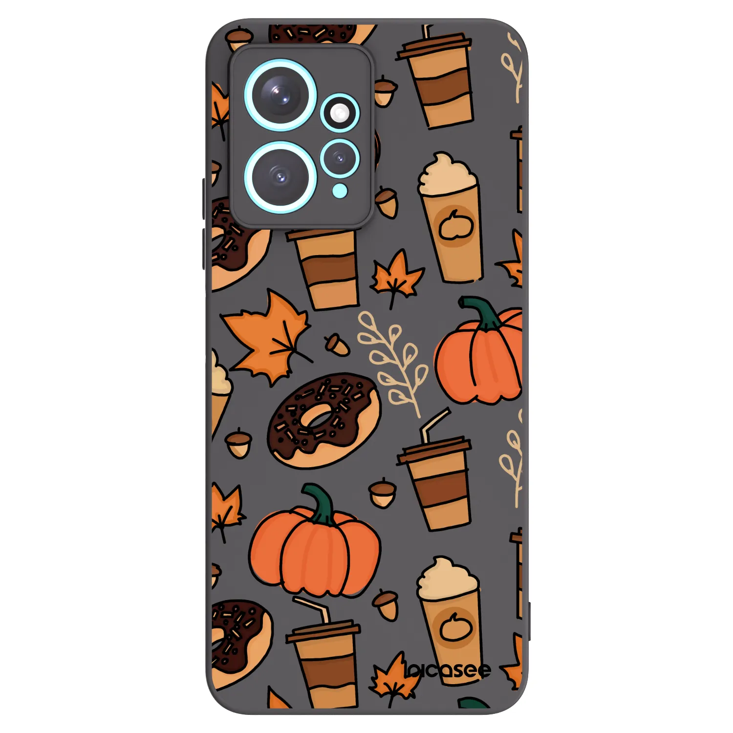 Picasee silikónový čierny obal pre Xiaomi Redmi Note 12 4G - Fallovers
