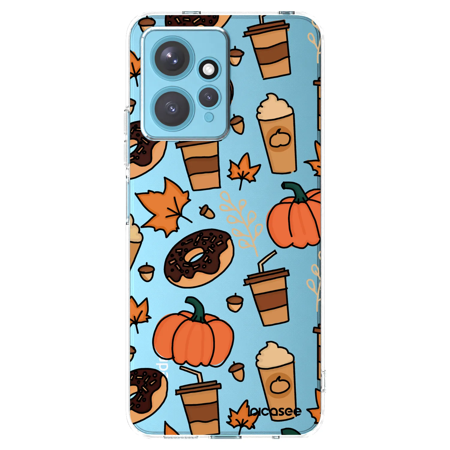 Picasee silikónový prehľadný obal pre Xiaomi Redmi Note 12 4G - Fallovers