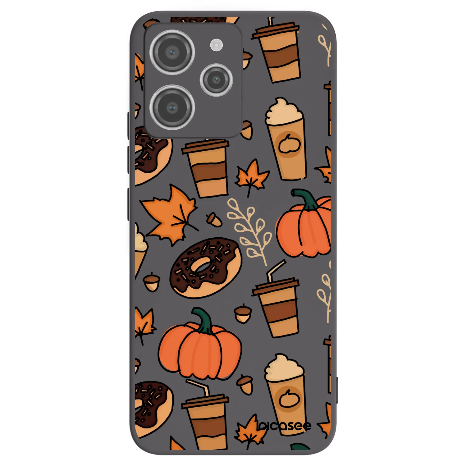 Picasee silikónový čierny obal pre Xiaomi Redmi 12 4G - Fallovers