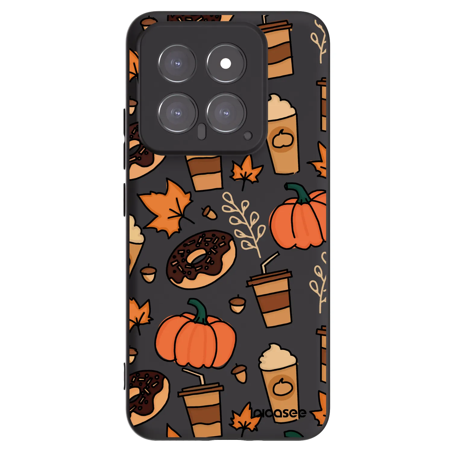 Picasee silikónový čierny obal pre Xiaomi 14 - Fallovers