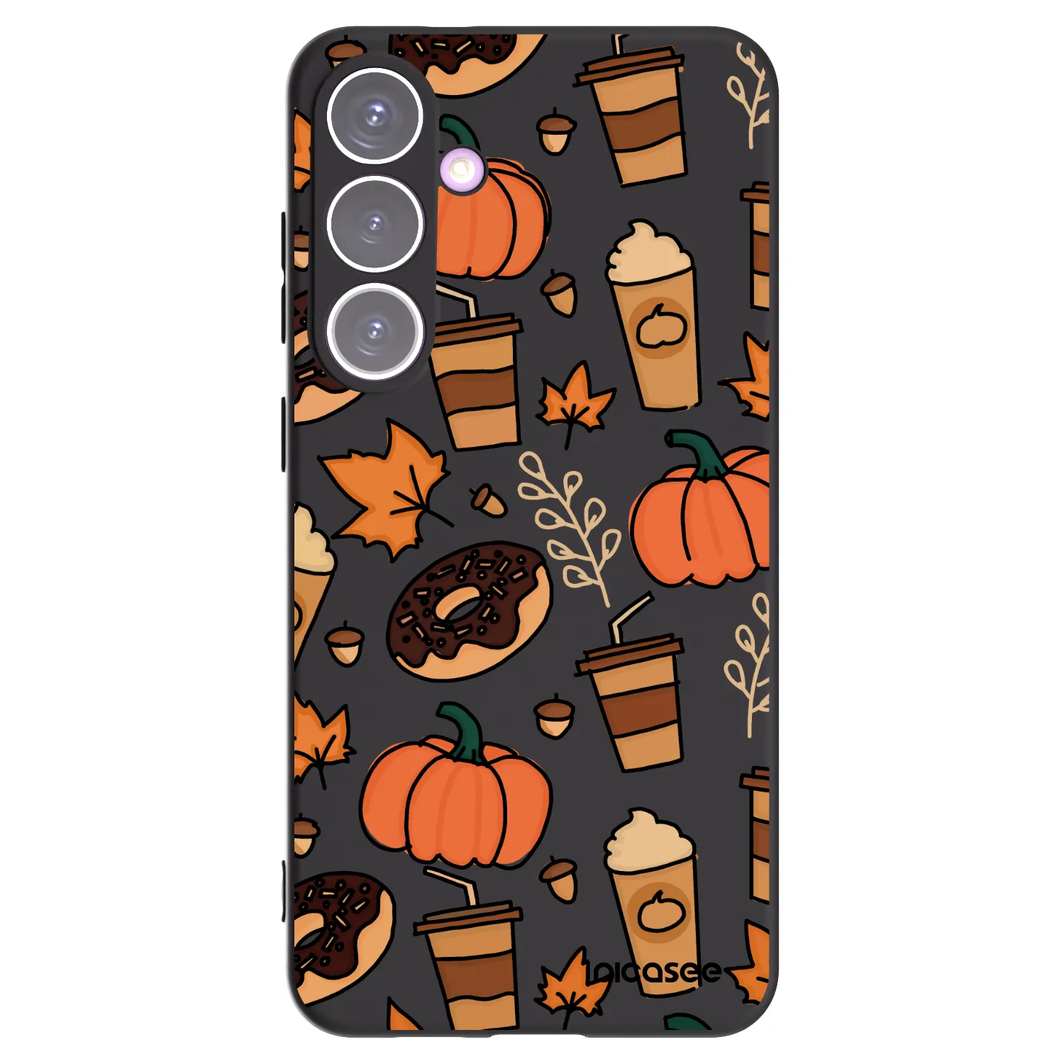 Picasee silikónový čierny obal pre Samsung Galaxy S24+ S926B 5G - Fallovers