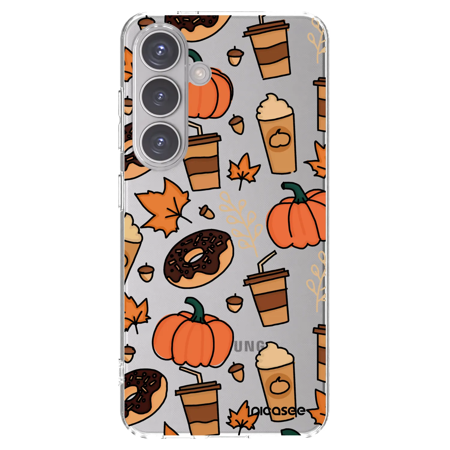 Picasee silikónový prehľadný obal pre Samsung Galaxy S24 S921B 5G - Fallovers
