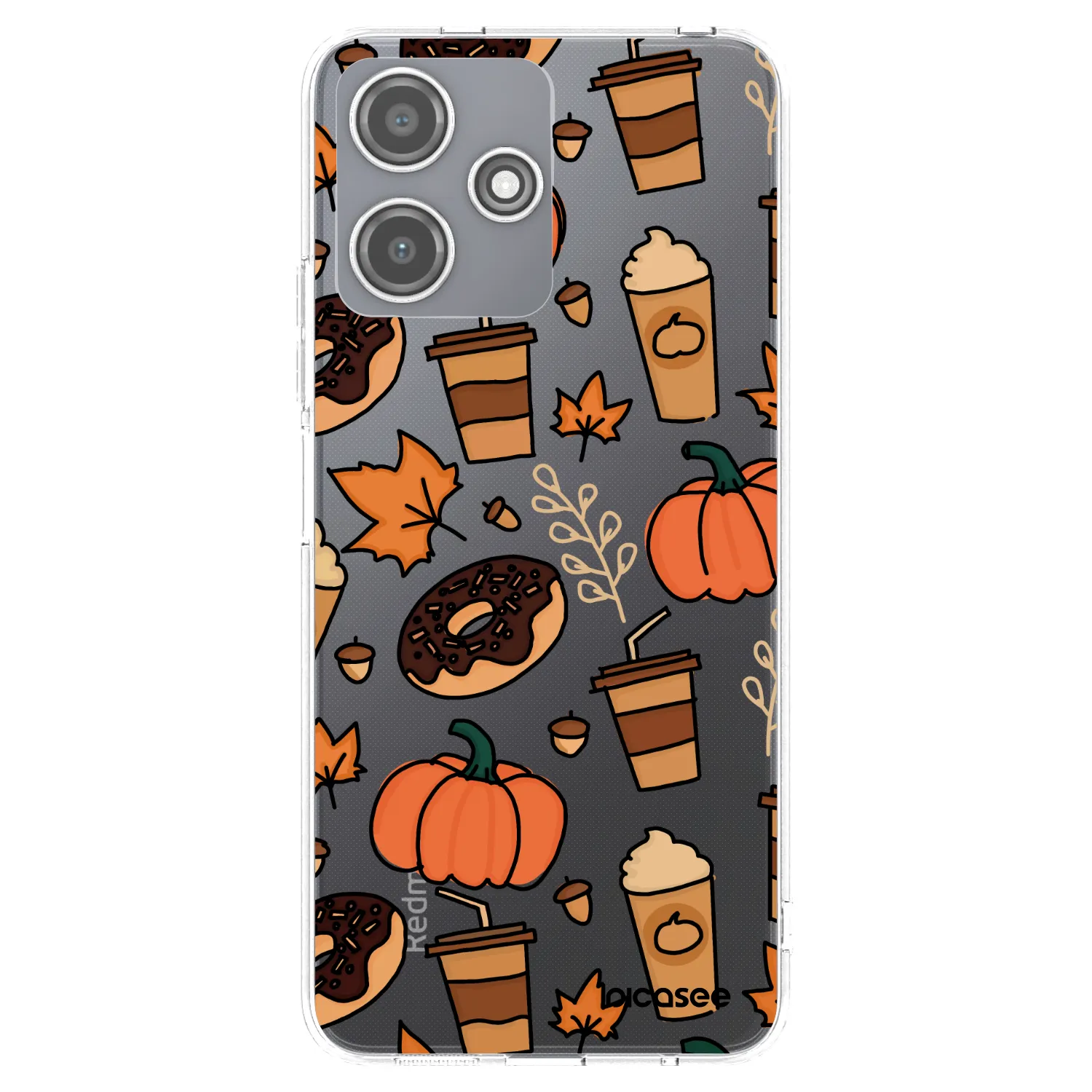 Picasee silikónový prehľadný obal pre Xiaomi Redmi 12 5G - Fallovers