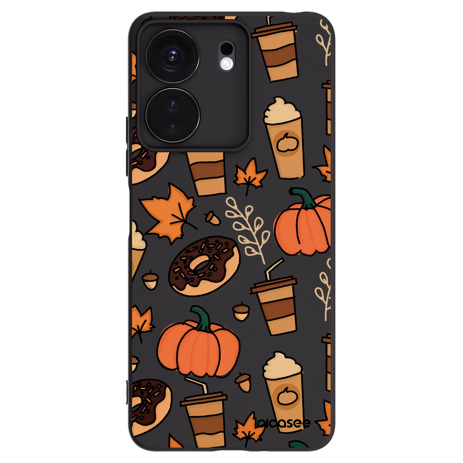 Picasee silikónový čierny obal pre Xiaomi Redmi 13C 4G - Fallovers