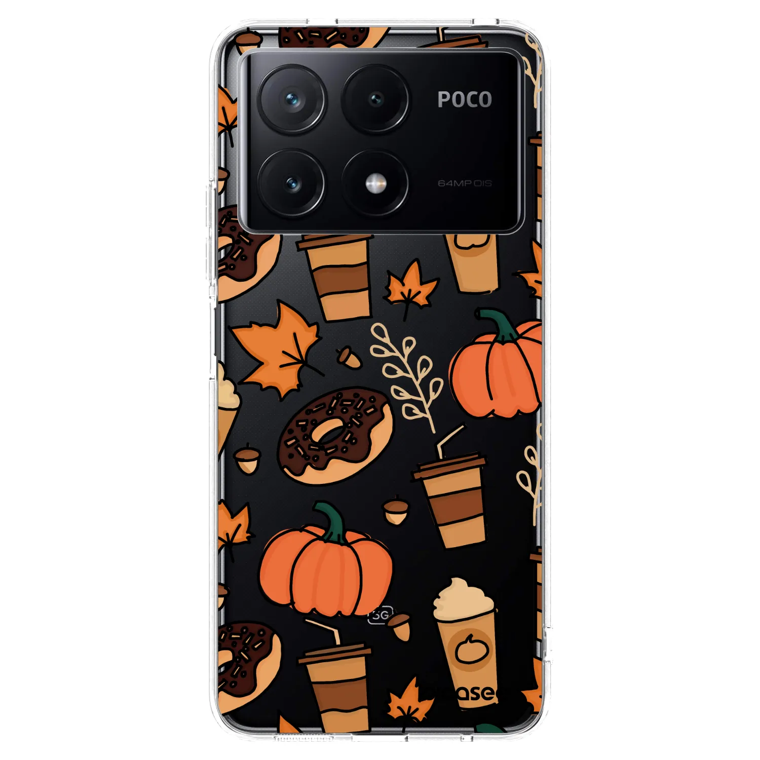 Picasee silikónový prehľadný obal pre Xiaomi Poco X6 Pro - Fallovers