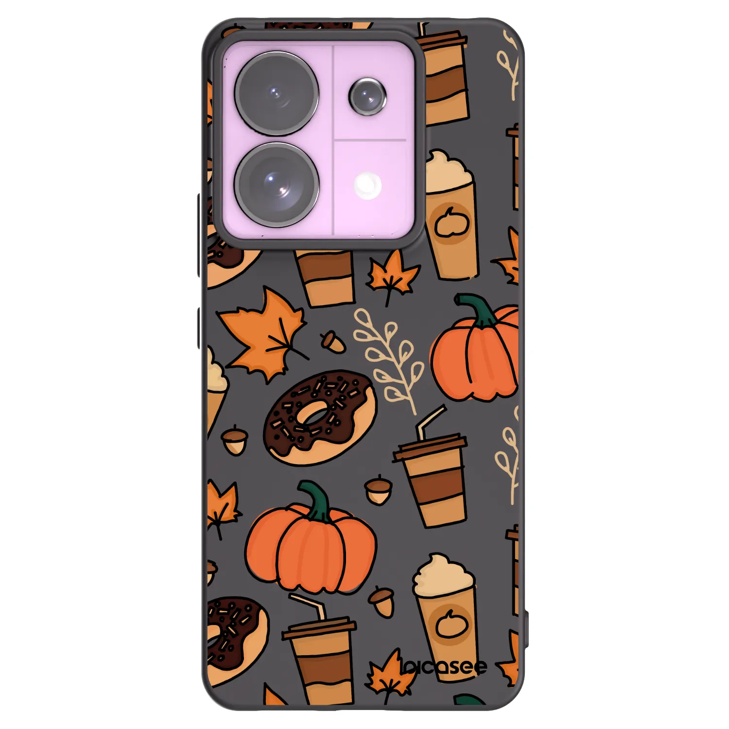 Picasee silikónový čierny obal pre Xiaomi Redmi Note 13 Pro 5G - Fallovers
