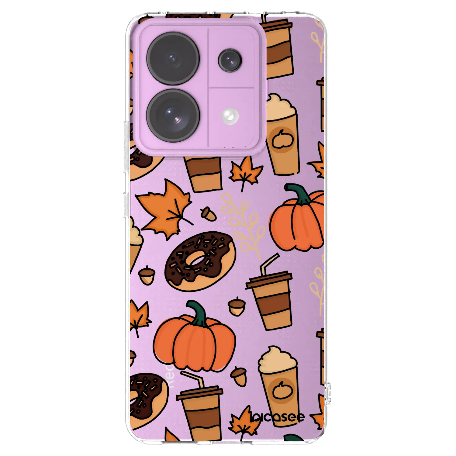 Picasee silikónový prehľadný obal pre Xiaomi Redmi Note 13 Pro 5G - Fallovers