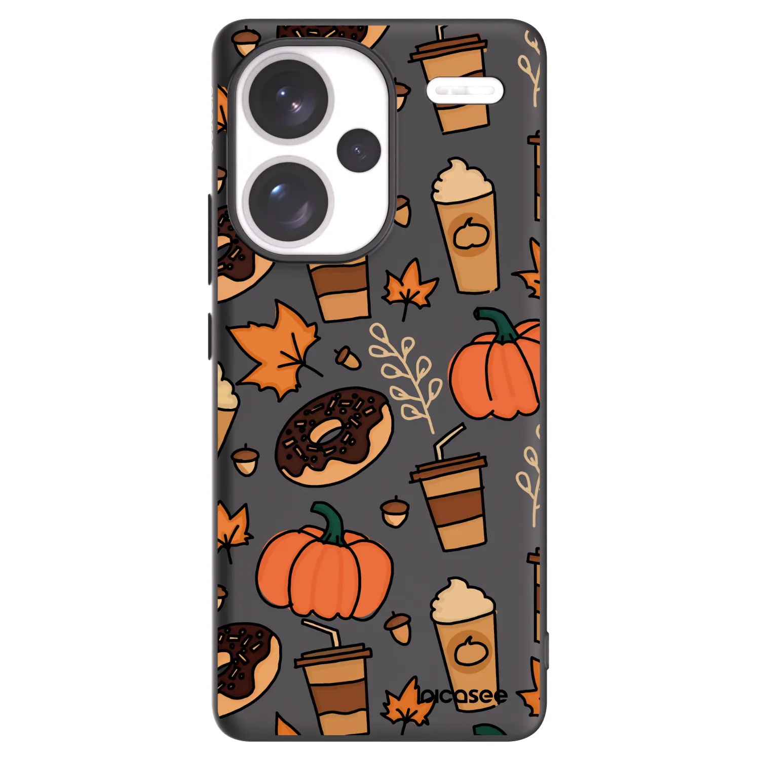 Picasee silikónový čierny obal pre Xiaomi Redmi Note 13 Pro+ 5G - Fallovers