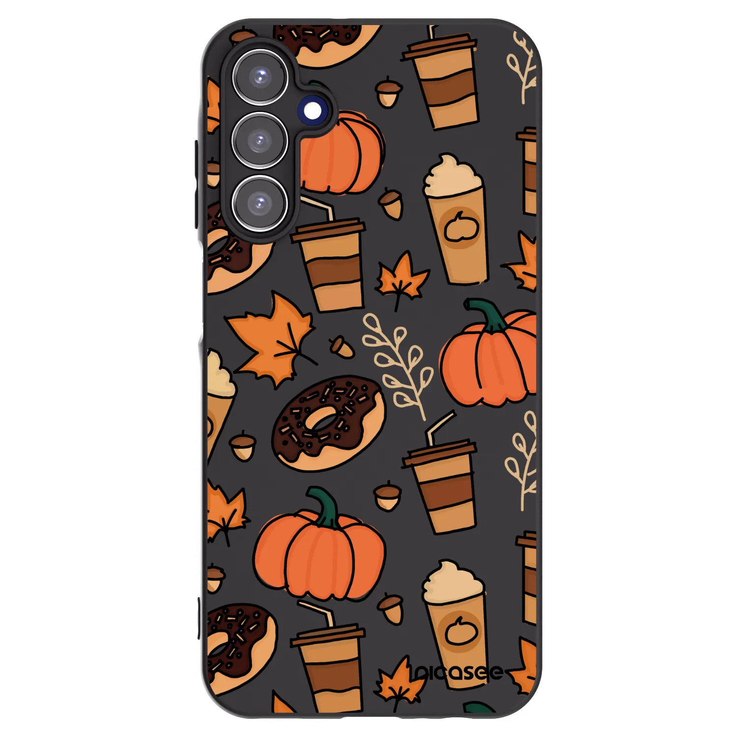 Picasee silikónový čierny obal pre Samsung Galaxy A15 A155F 4G - Fallovers