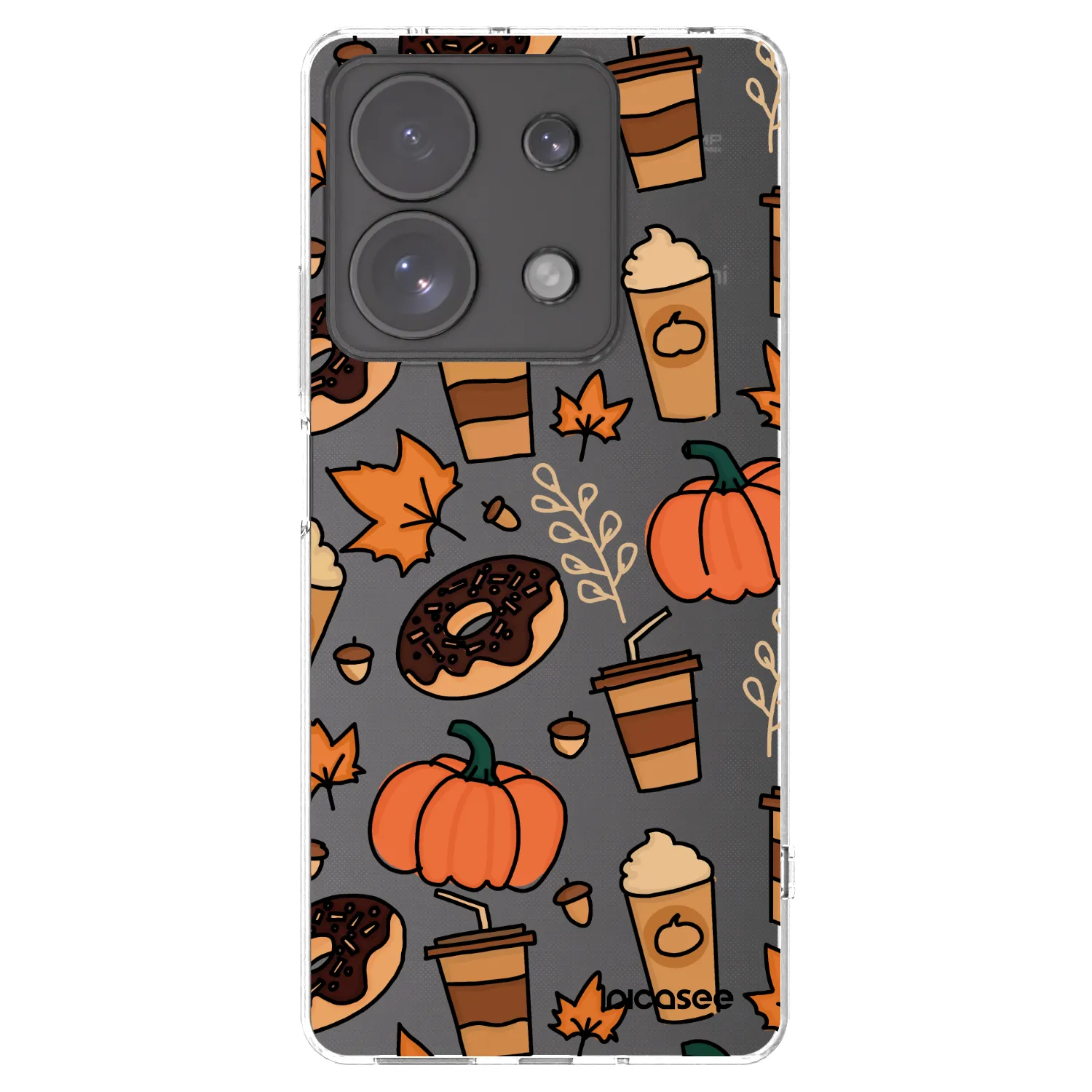 Picasee silikónový prehľadný obal pre Xiaomi Redmi Note 13 Pro 4G - Fallovers