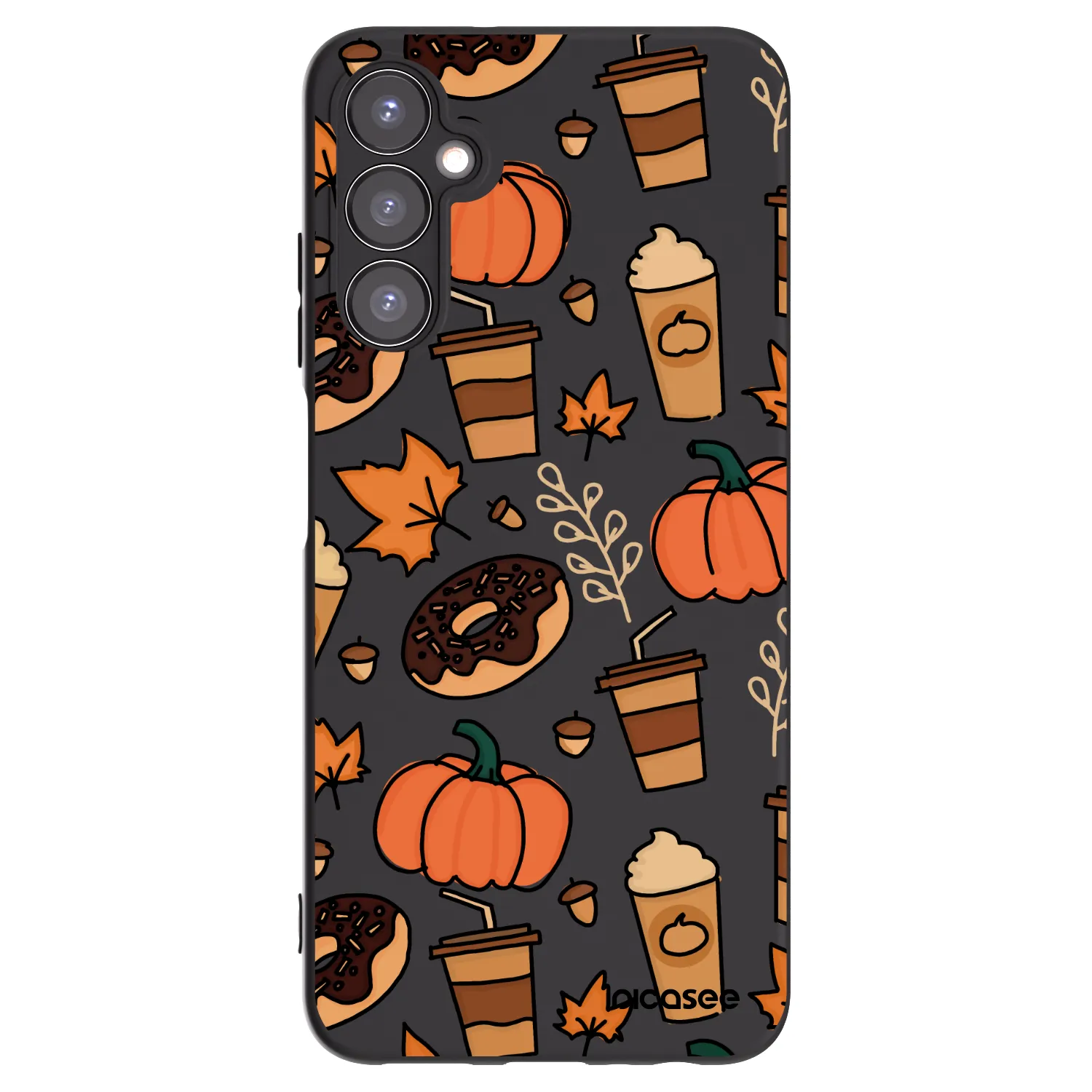 Picasee silikónový čierny obal pre Samsung Galaxy A05s A057G - Fallovers