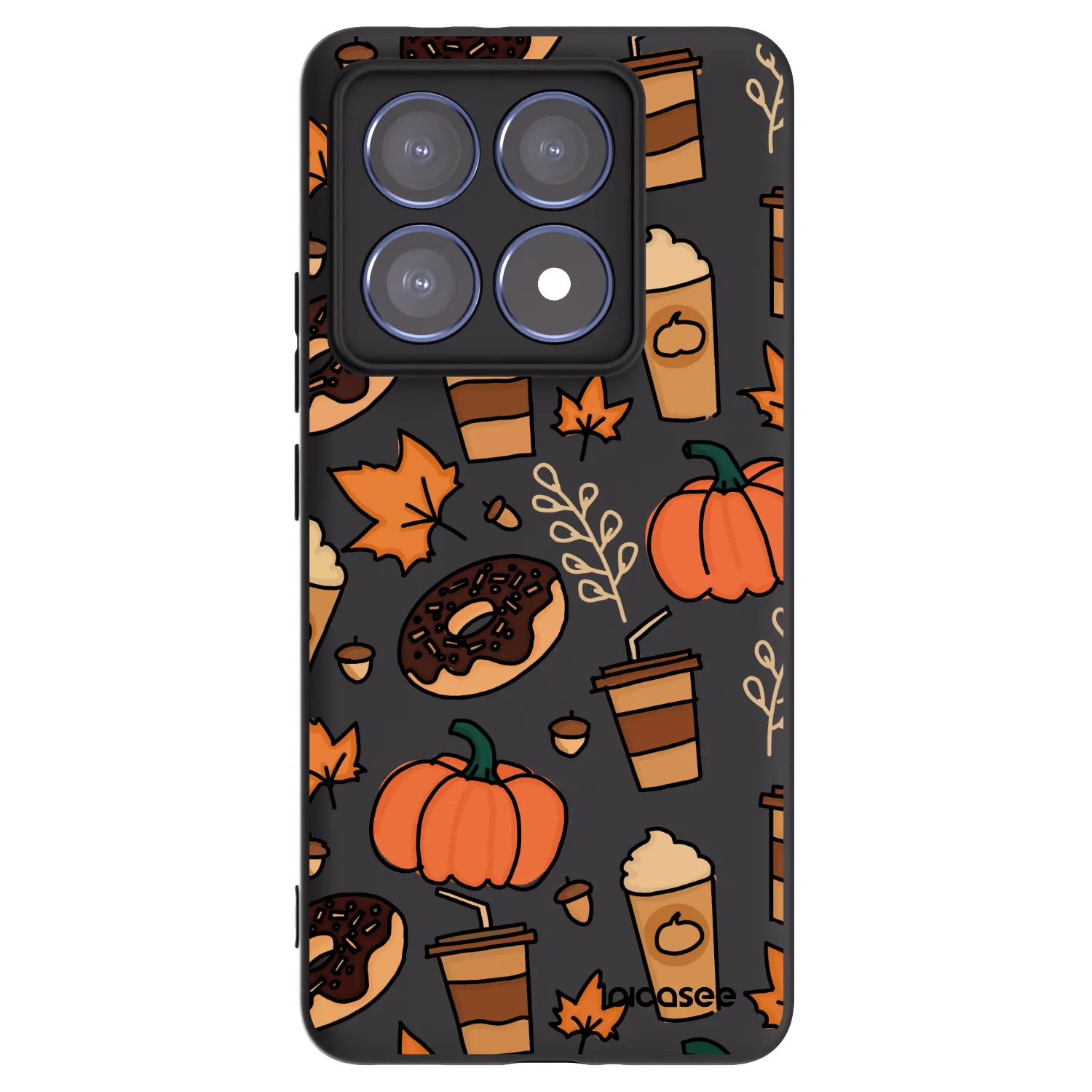 Picasee silikónový čierny obal pre Xiaomi 14T Pro - Fallovers