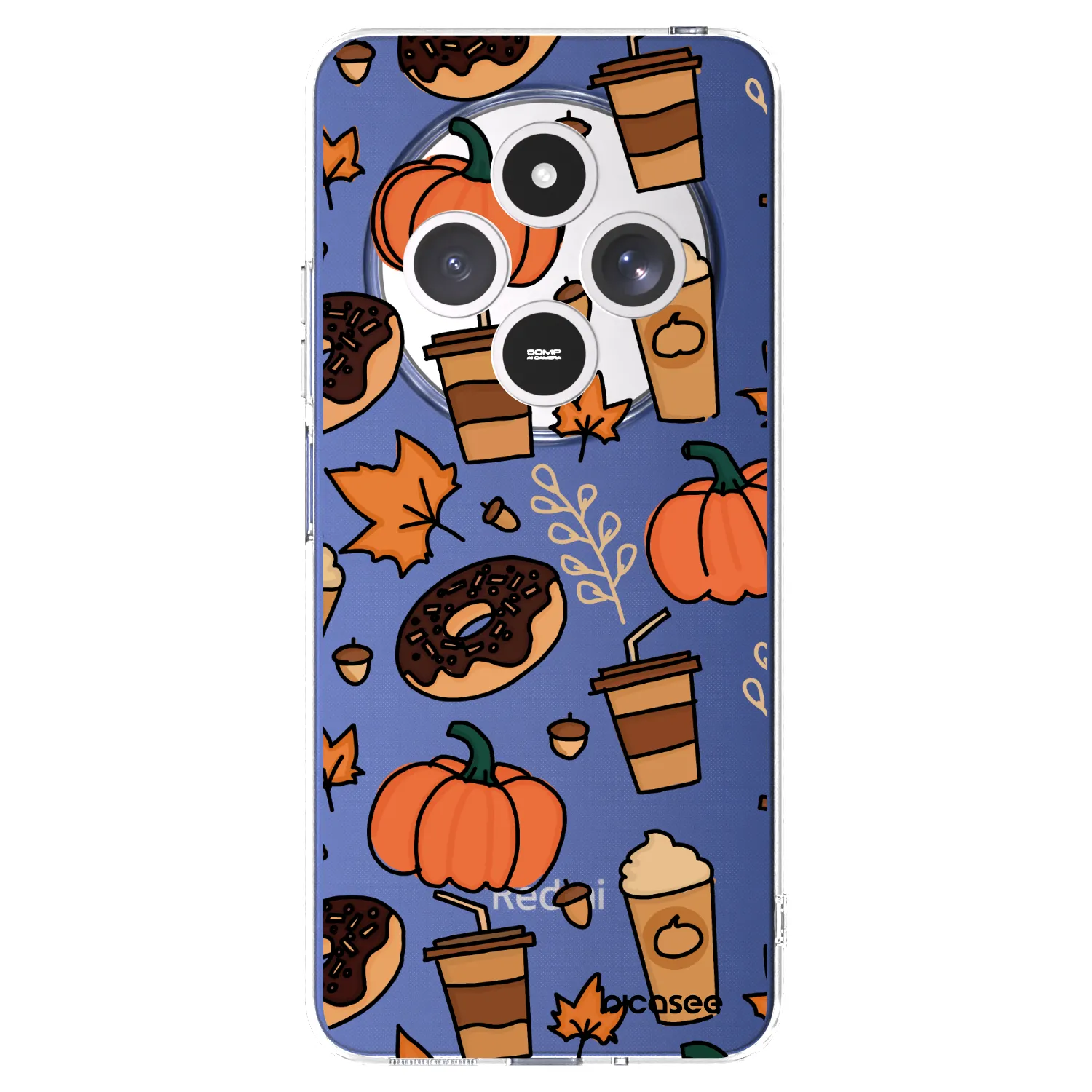 Picasee silikónový prehľadný obal pre Xiaomi Redmi 14C - Fallovers