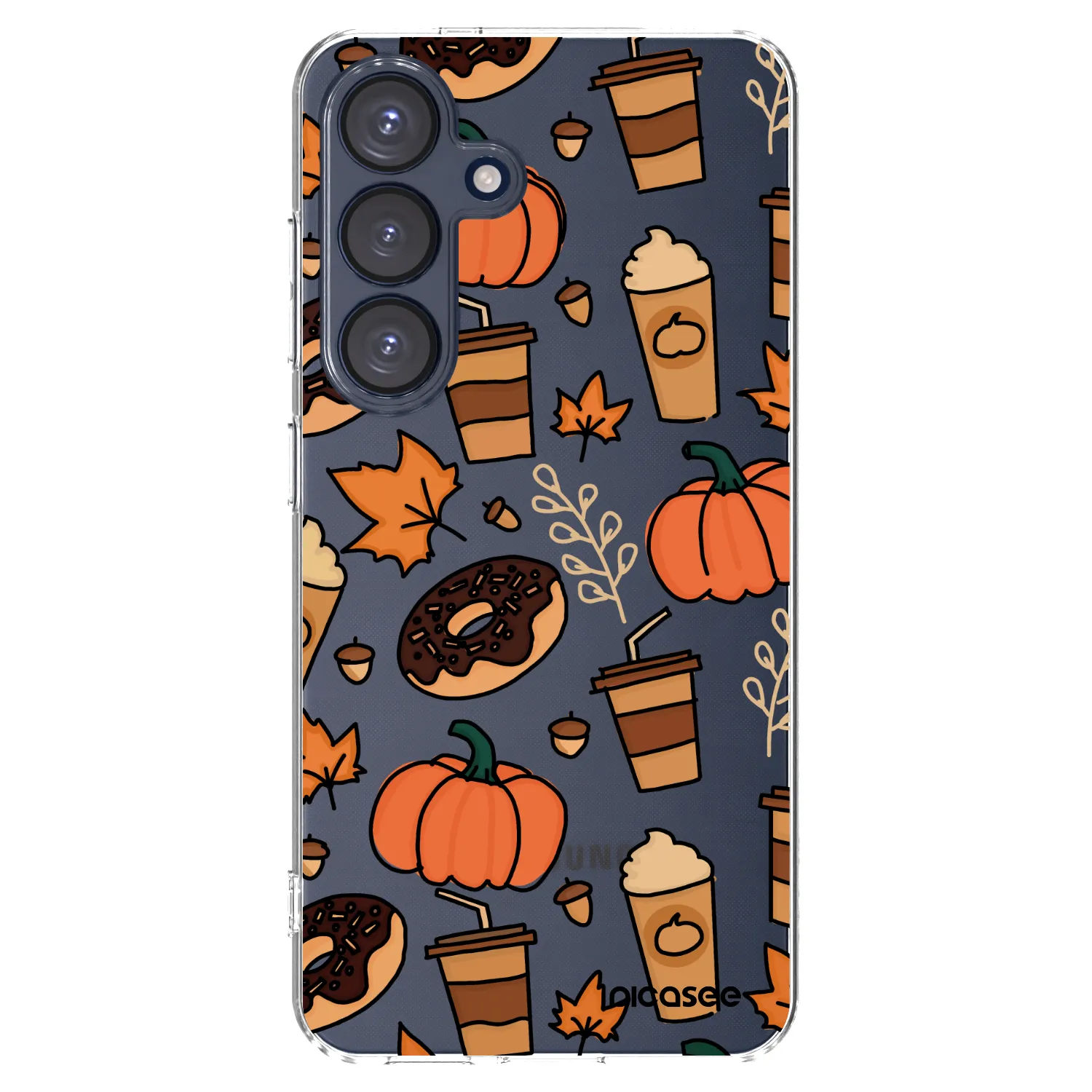 Picasee silikónový prehľadný obal pre Samsung Galaxy S25 5G - Fallovers