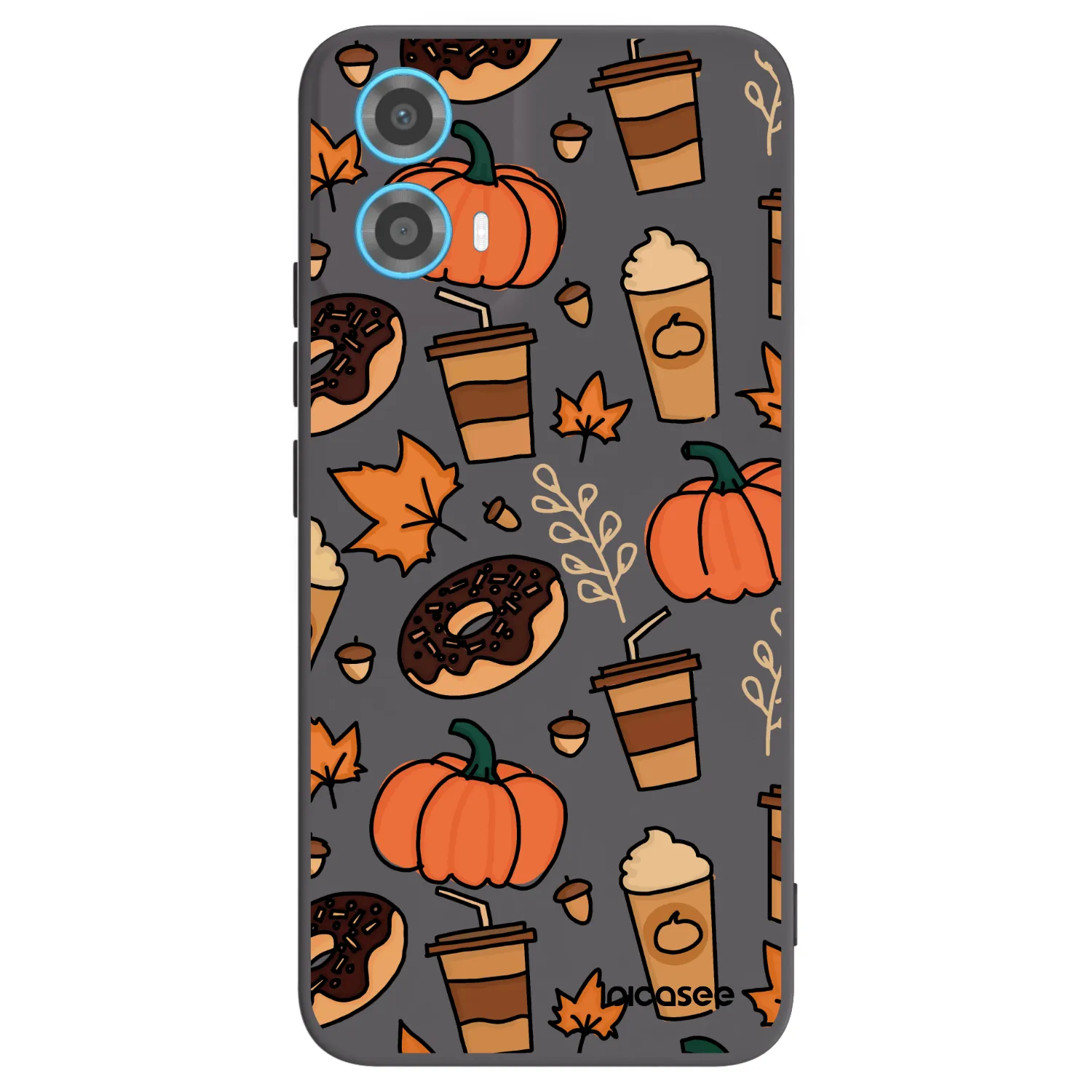 Picasee silikónový čierny obal pre Motorola Moto G34 5G - Fallovers