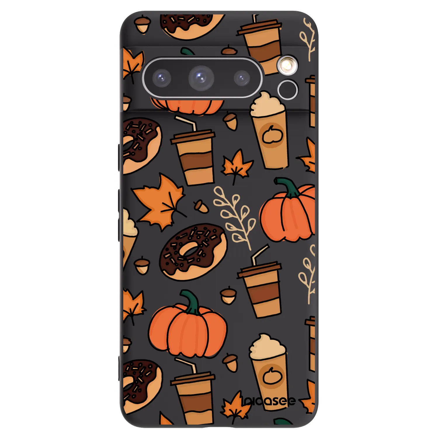 Picasee silikónový čierny obal pre Google Pixel 8 Pro - Fallovers