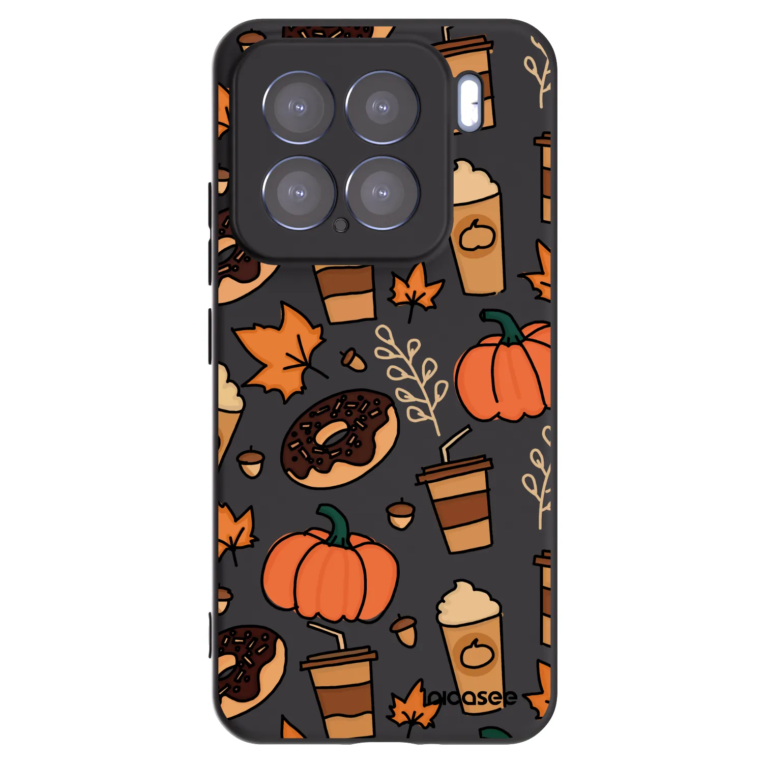 Picasee silikónový čierny obal pre Xiaomi 15 - Fallovers