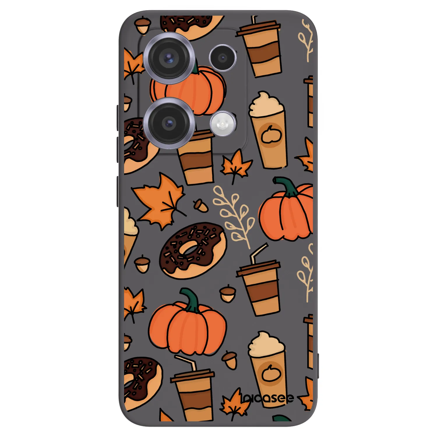 Picasee silikónový čierny obal pre Xiaomi Redmi Note 14S - Fallovers