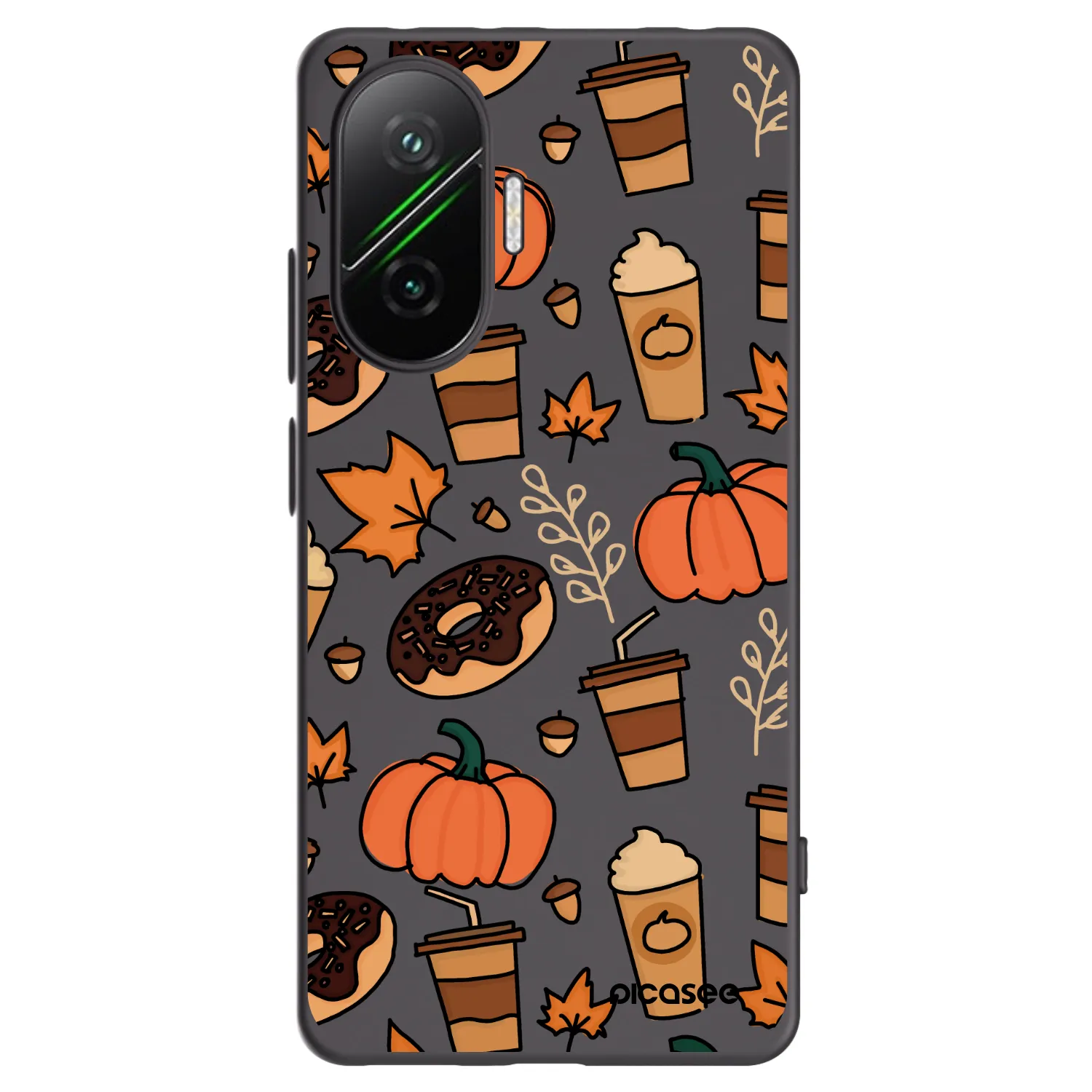 Picasee silikónový čierny obal pre Xiaomi Poco F7 5G - Fallovers