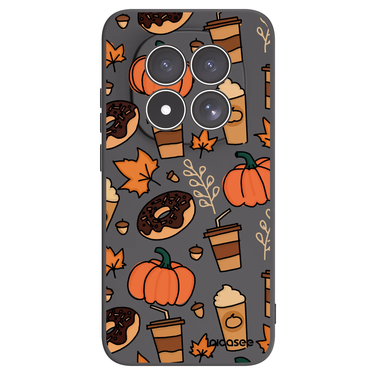 Picasee silikónový čierny obal pre Xiaomi Redmi Note 15 Pro 4G - Fallovers