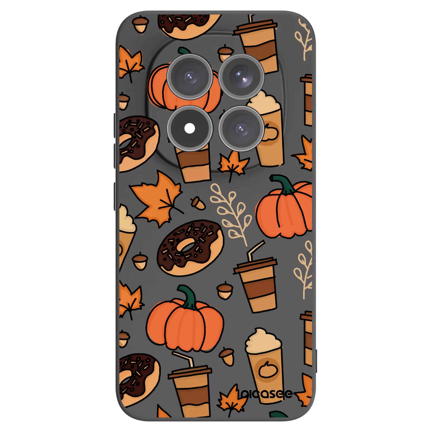 Picasee silikónový čierny obal pre Xiaomi Redmi Note 15 Pro+ - Fallovers