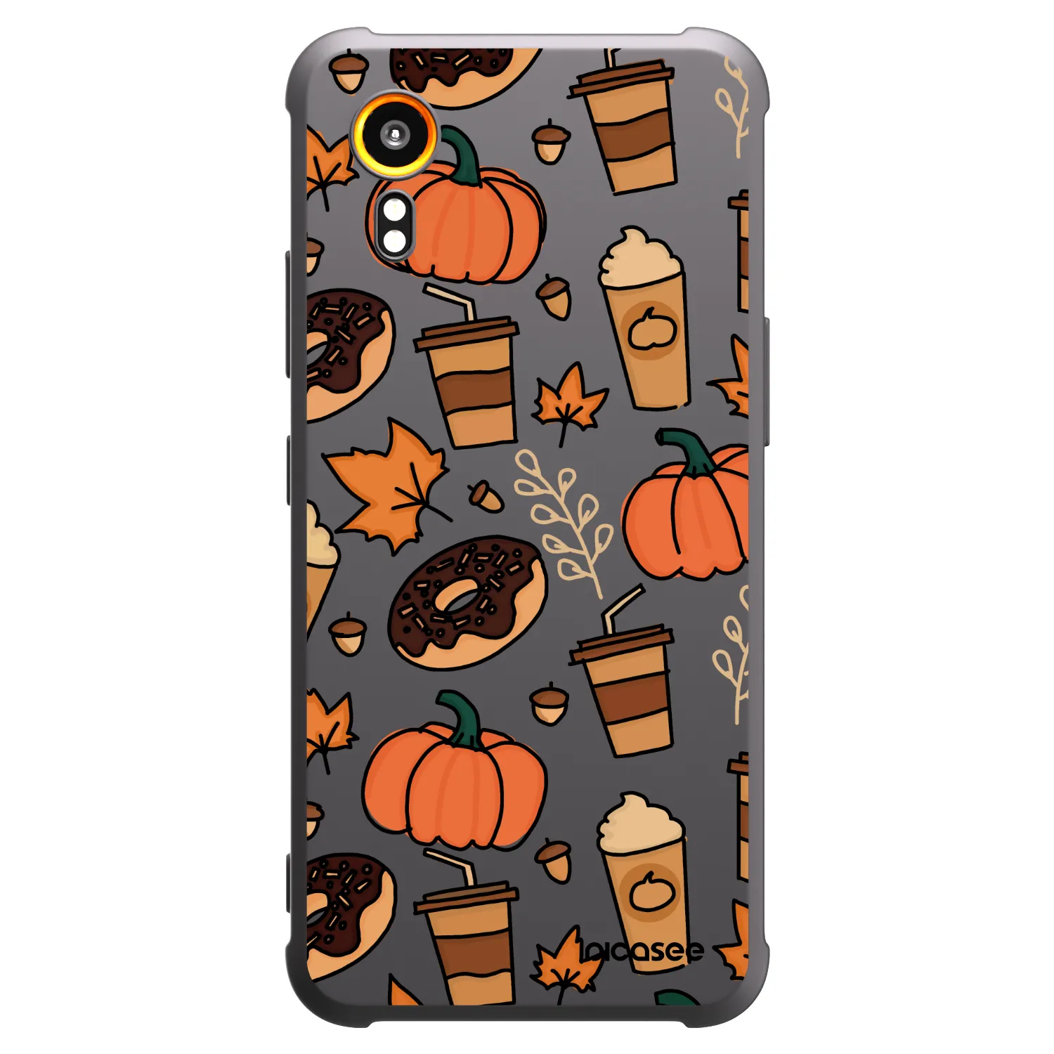 Picasee silikónový čierny obal pre Samsung Galaxy XCover 7 - Fallovers