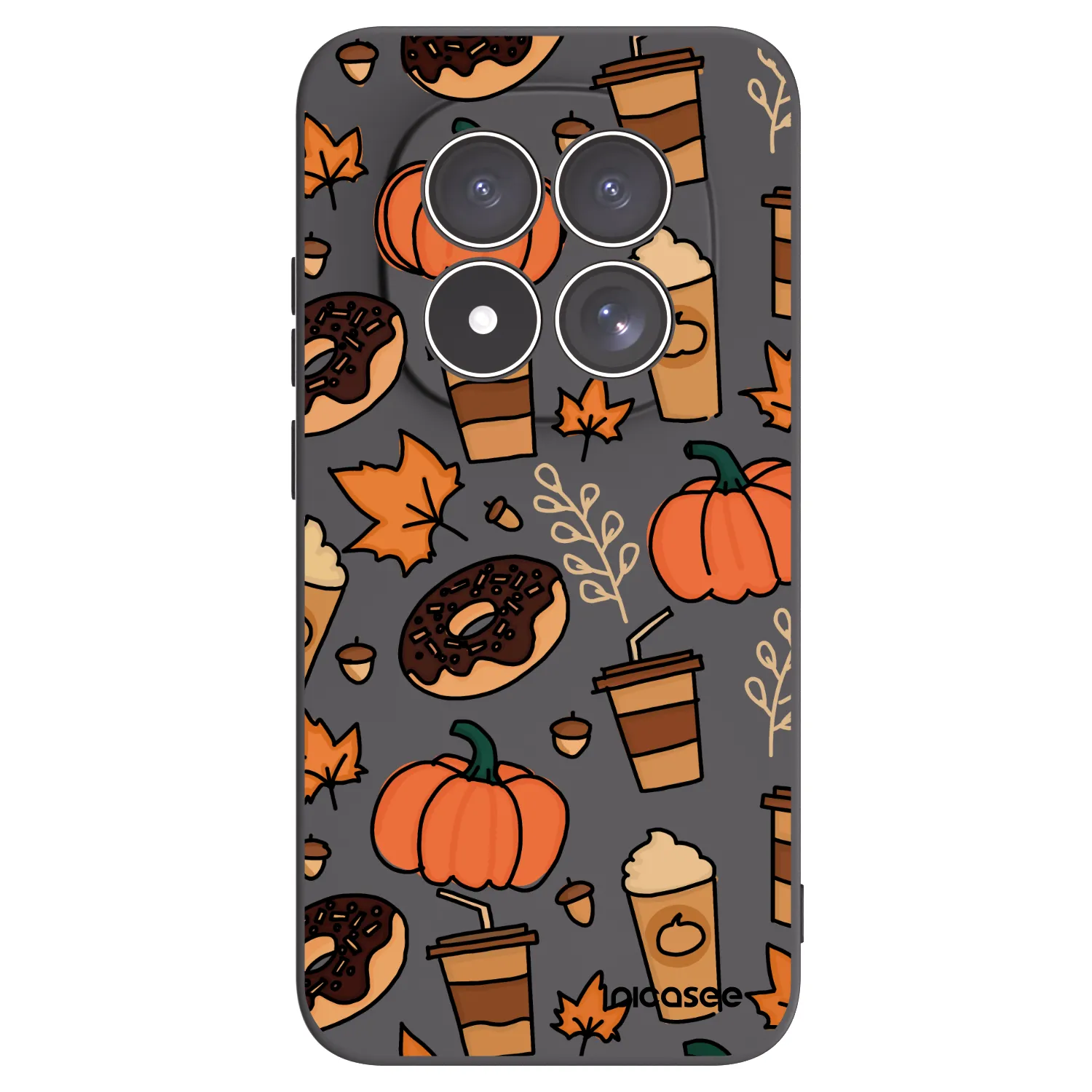 Picasee silikónový čierny obal pre Xiaomi Redmi Note 15 Pro 5G - Fallovers