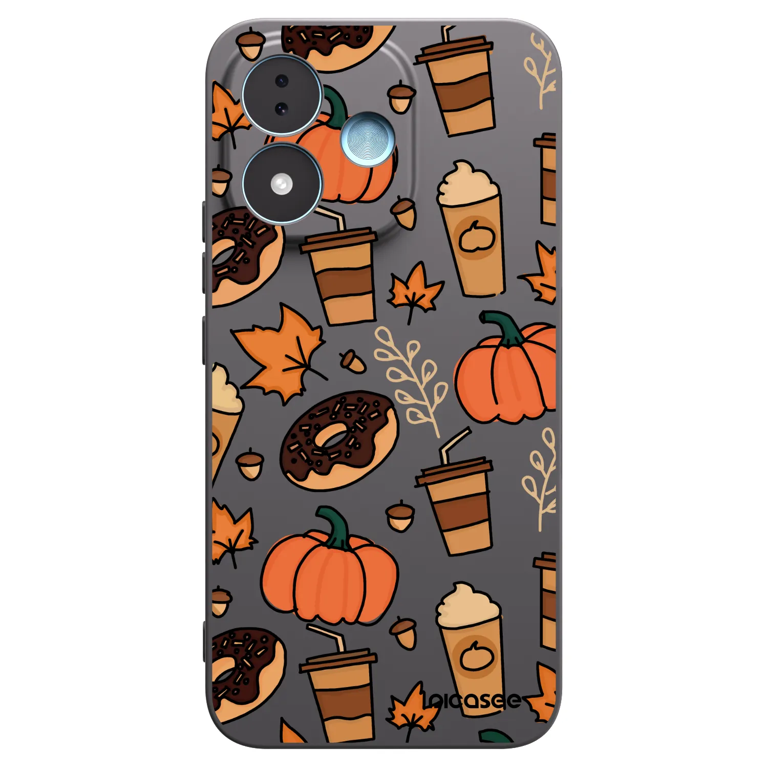 Picasee silikónový čierny obal pre Xiaomi Redmi Note 17 5G - Fallovers