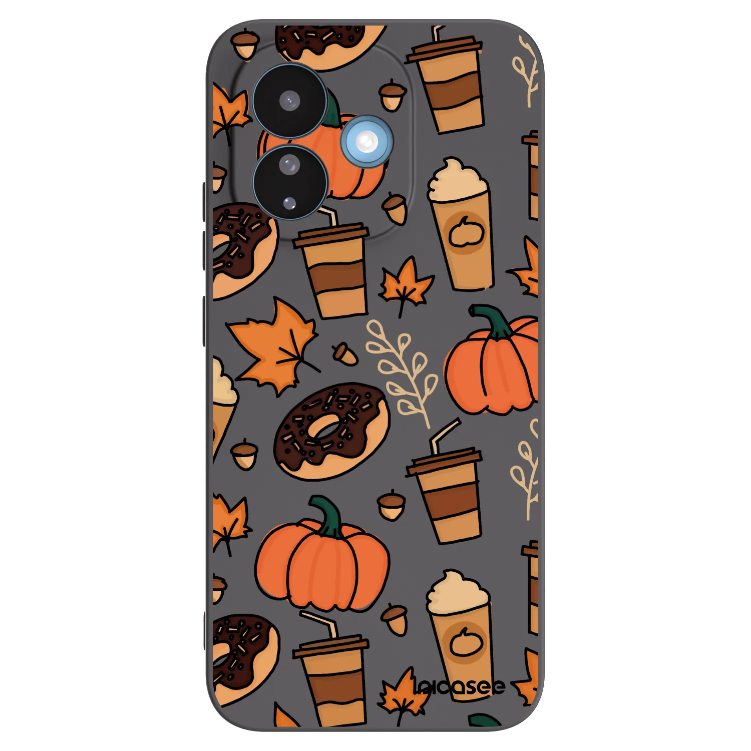 Picasee silikónový čierny obal pre Xiaomi Redmi Note 17 Pro 5G - Fallovers