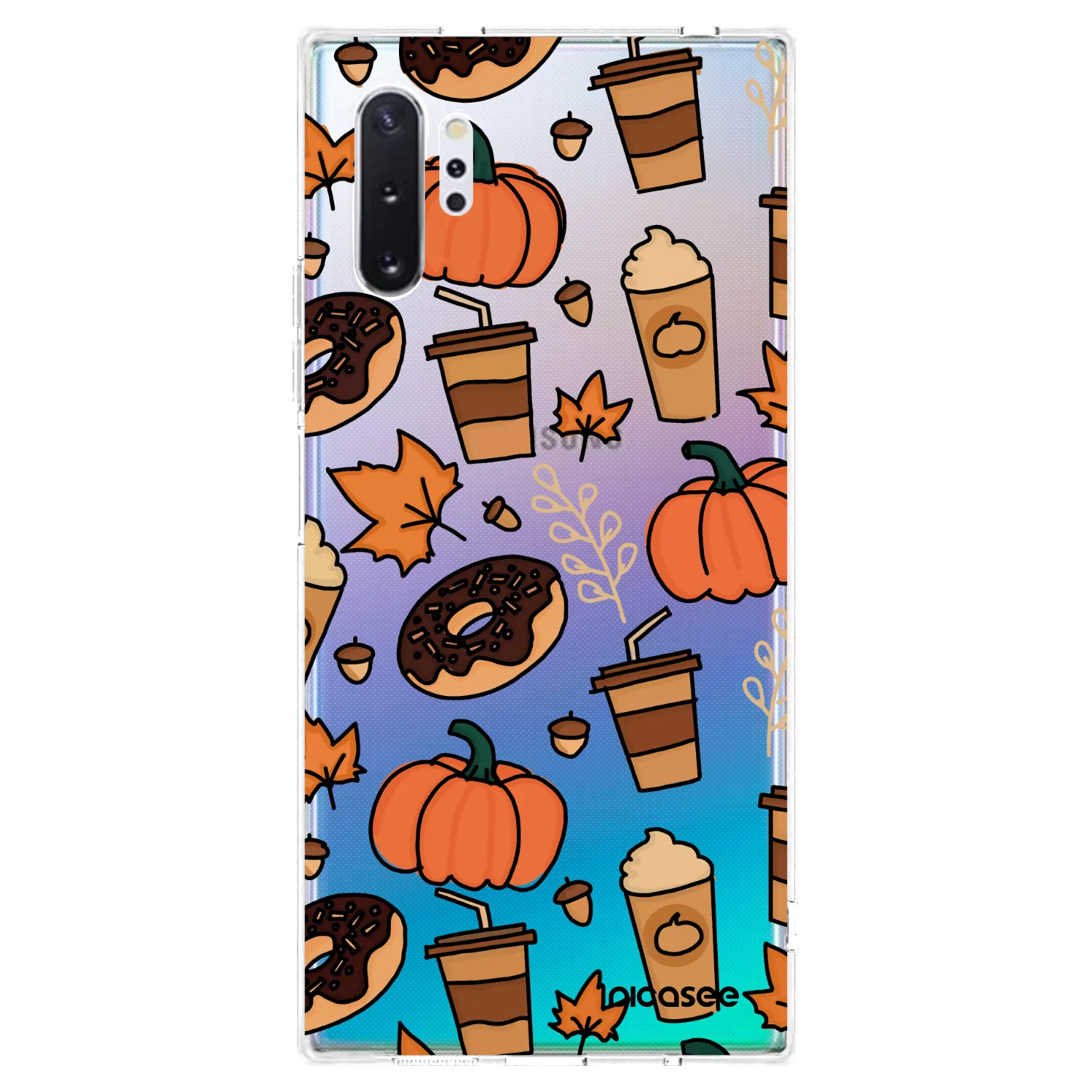 Picasee silikónový prehľadný obal pre Samsung Galaxy Note 10+ N975F - Fallovers