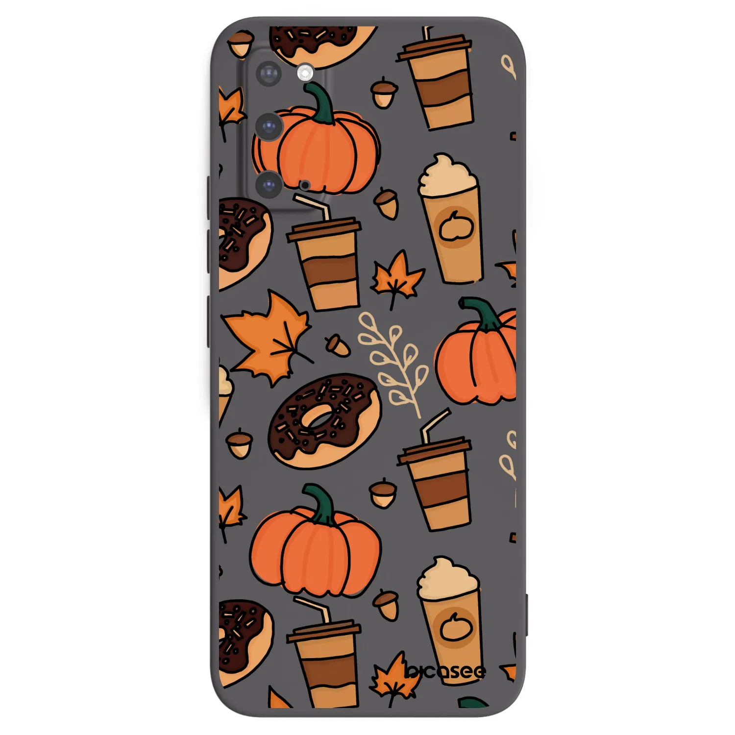 Picasee silikónový čierny obal pre Samsung Galaxy S20 G980F - Fallovers
