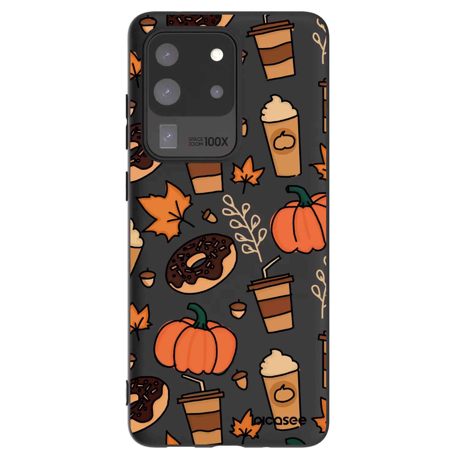 Picasee silikónový čierny obal pre Samsung Galaxy S20 Ultra 5G G988F - Fallovers