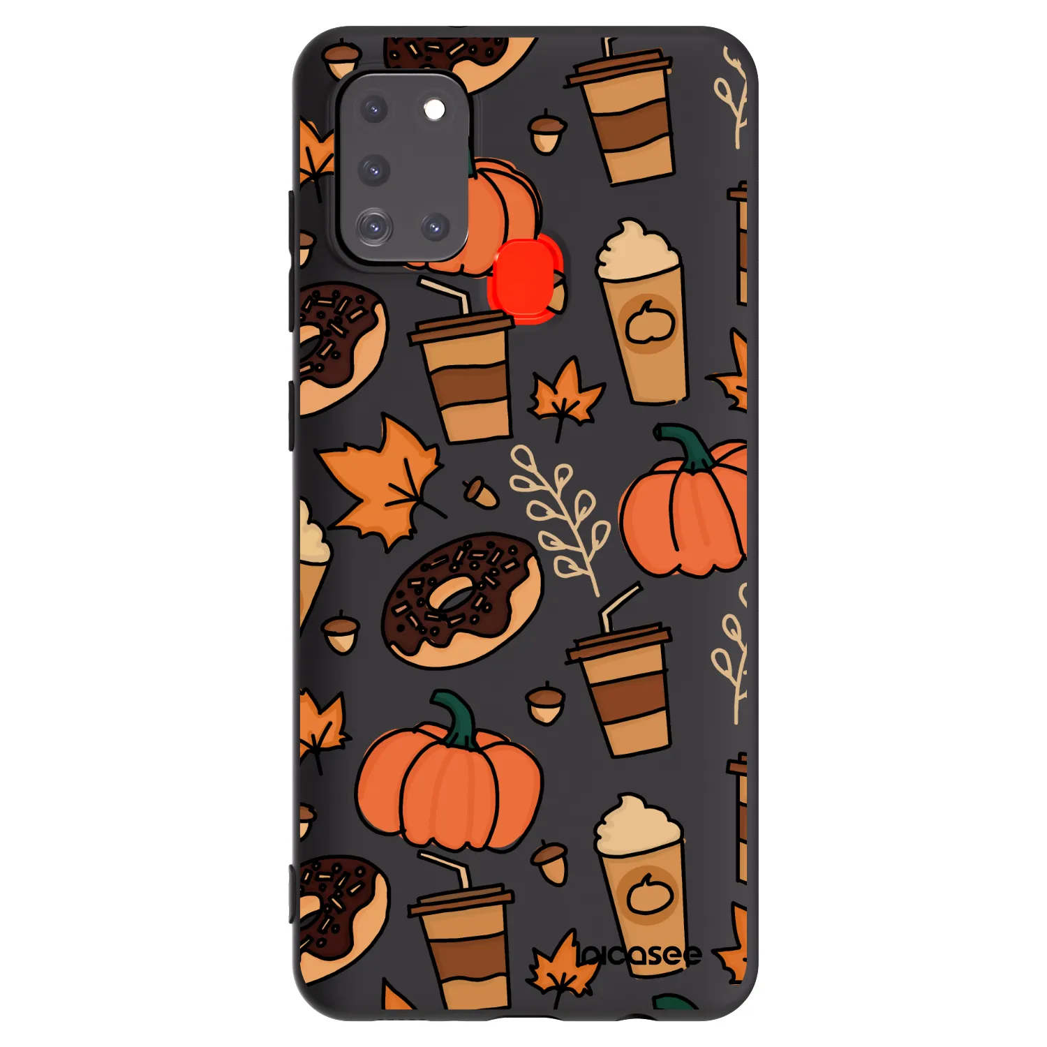 Picasee silikónový čierny obal pre Samsung Galaxy A21s - Fallovers