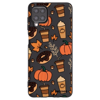 Picasee silikónový čierny obal pre Samsung Galaxy A12 A125F - Fallovers