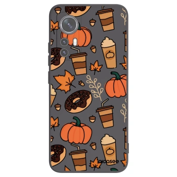 Picasee silikónový čierny obal pre Xiaomi 12 - Fallovers