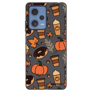 Picasee silikónový čierny obal pre Xiaomi Redmi Note 12 Pro 5G - Fallovers