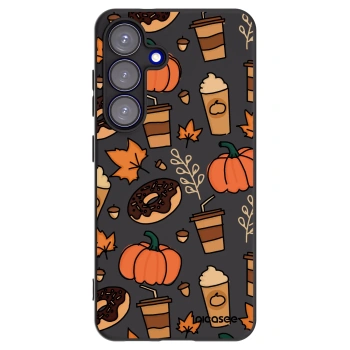 Picasee silikónový čierny obal pre Samsung Galaxy S25 5G - Fallovers