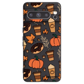 Picasee silikónový čierny obal pre Google Pixel 8 Pro - Fallovers