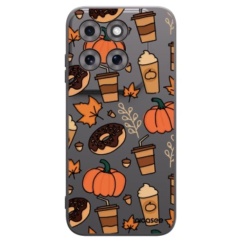 Picasee silikónový čierny obal pre Motorola Moto G77 - Fallovers