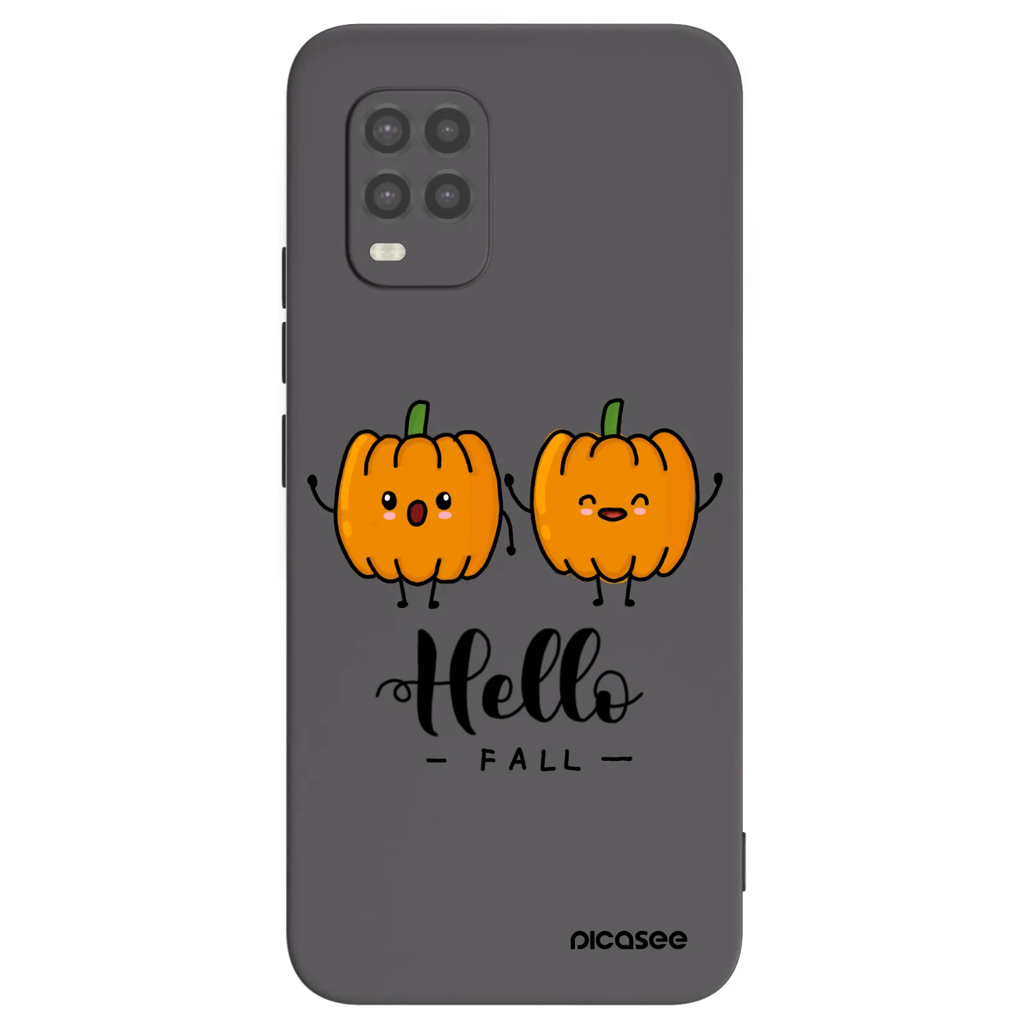 Picasee silikónový čierny obal pre Xiaomi Mi 10 Lite - Hallo Fall