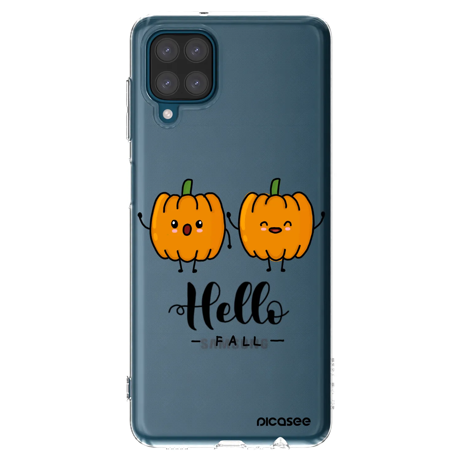 Picasee silikónový prehľadný obal pre Samsung Galaxy A12 A125F - Hallo Fall