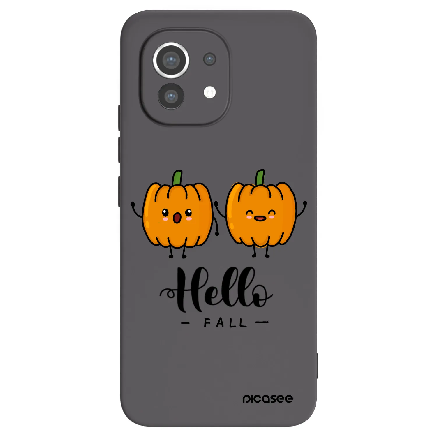 Picasee silikónový čierny obal pre Xiaomi Mi 11 - Hallo Fall