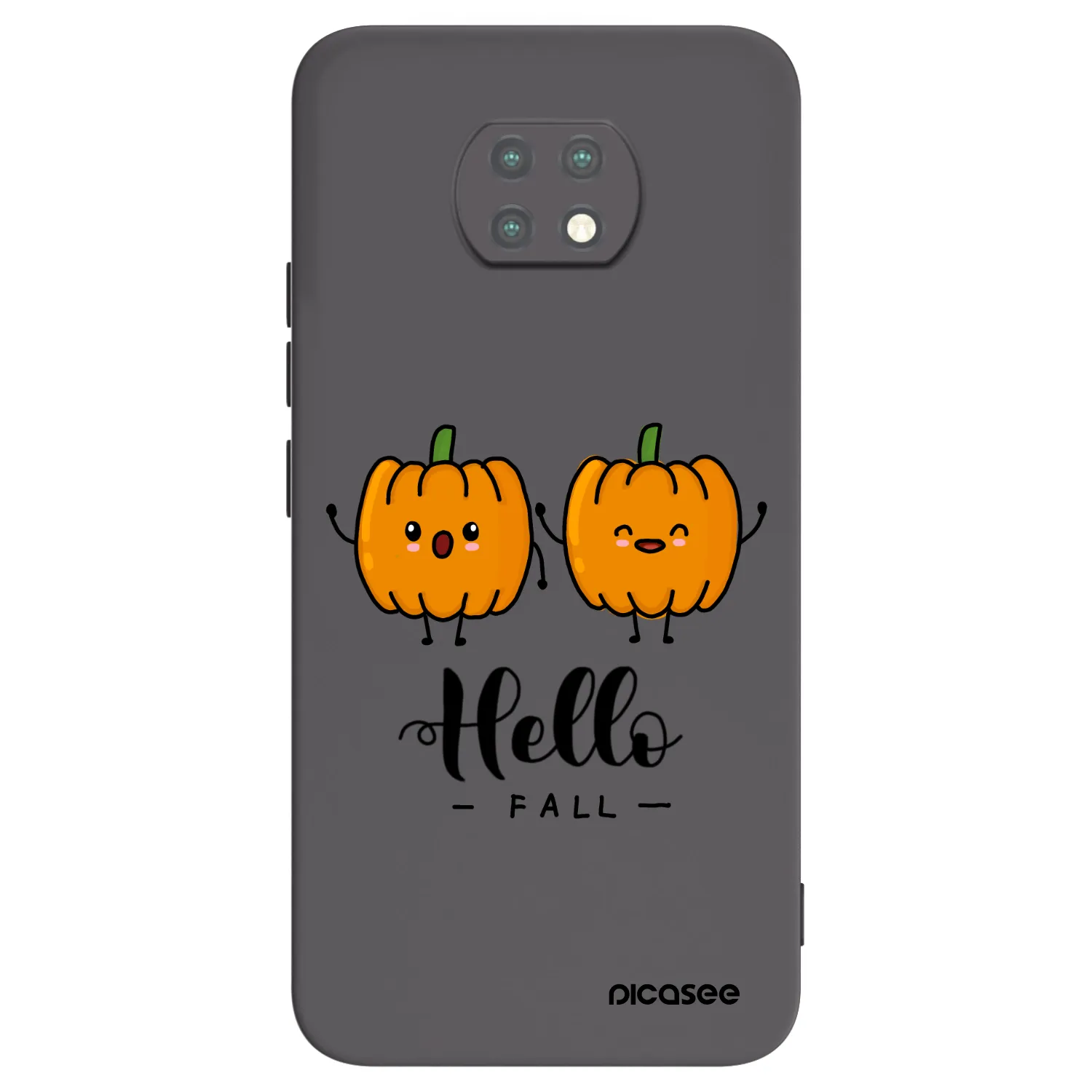 Picasee silikónový čierny obal pre Xiaomi Redmi Note 9T - Hallo Fall