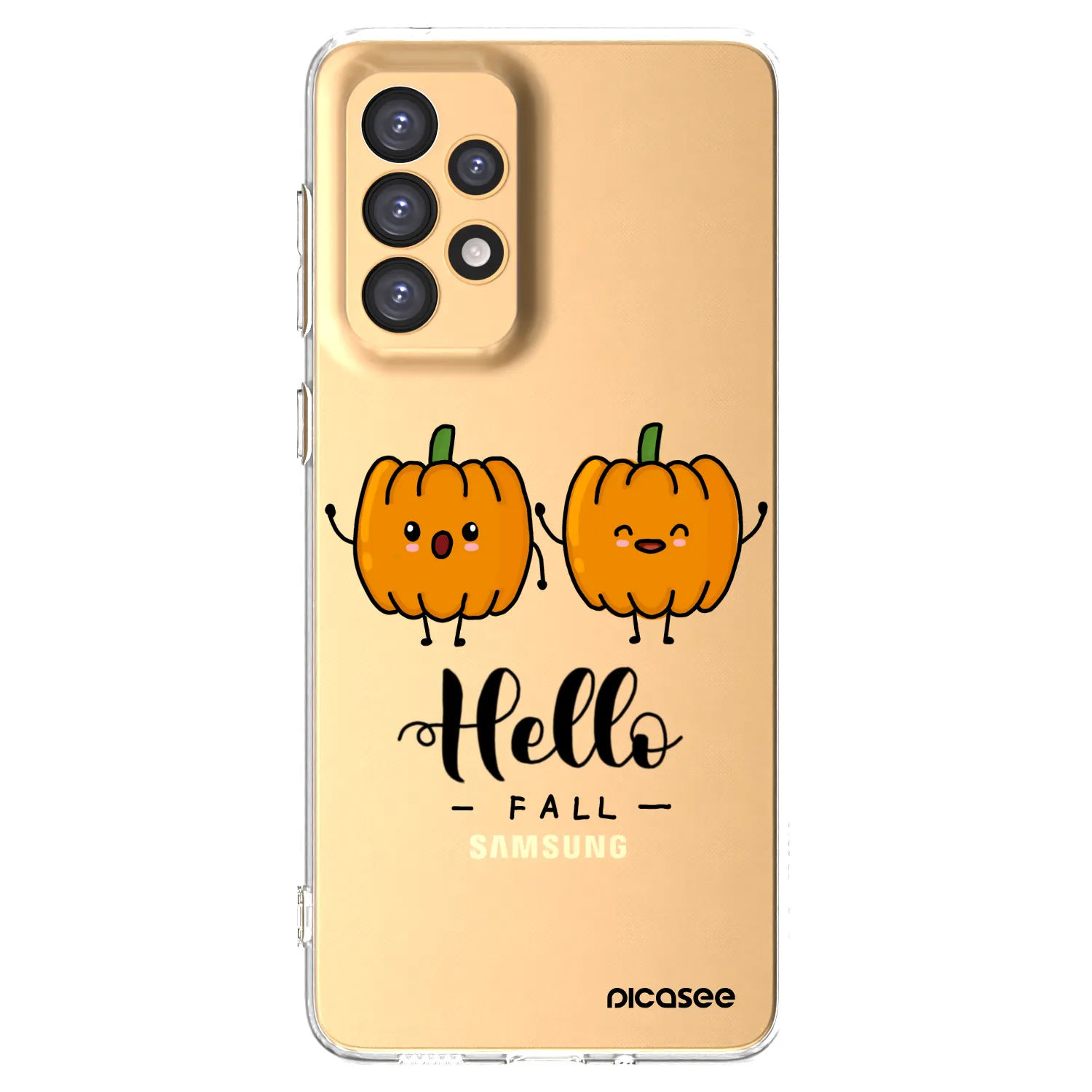 Picasee silikónový prehľadný obal pre Samsung Galaxy A33 5G A336 - Hallo Fall