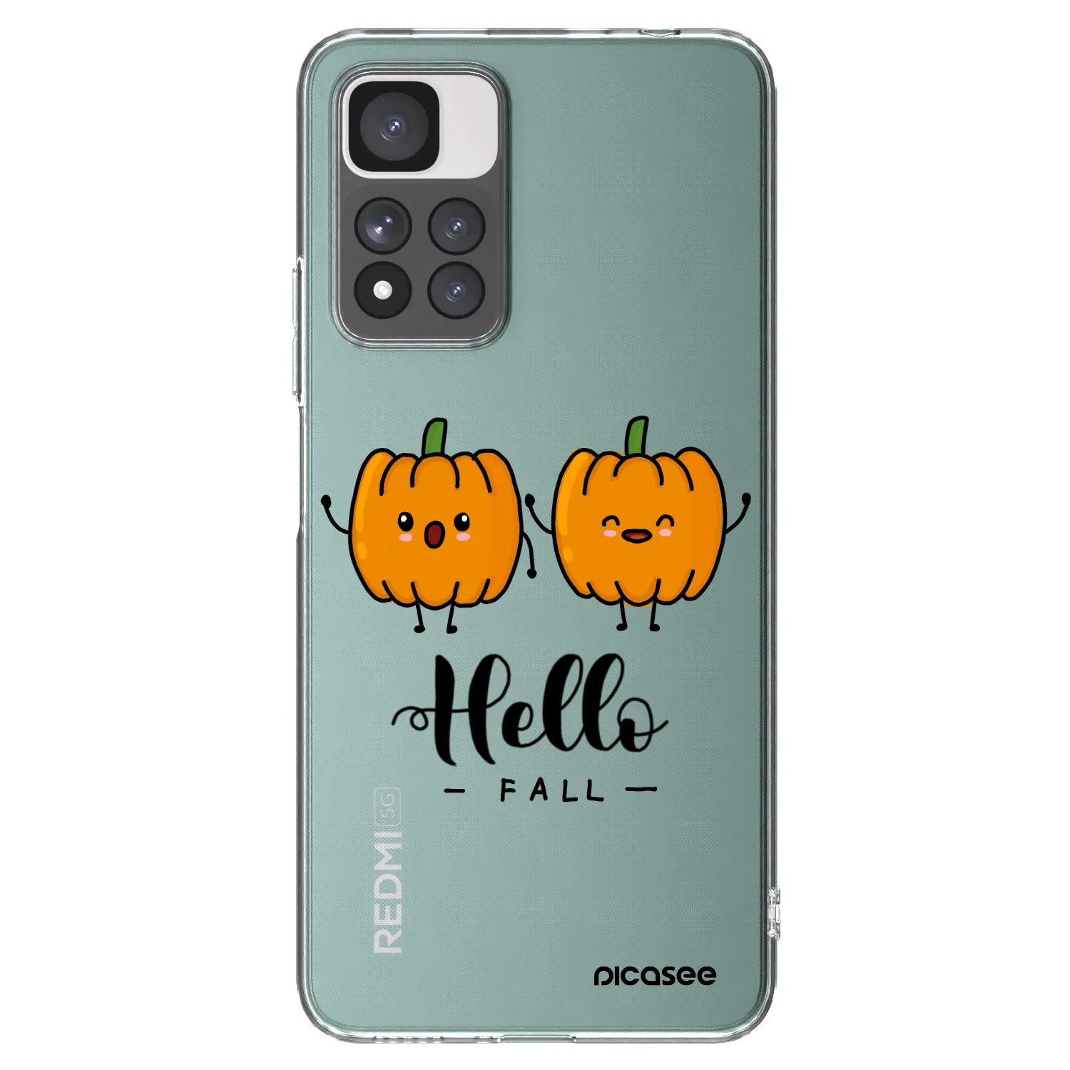 Picasee silikónový prehľadný obal pre Xiaomi Redmi Note 11 Pro+ 5G - Hallo Fall