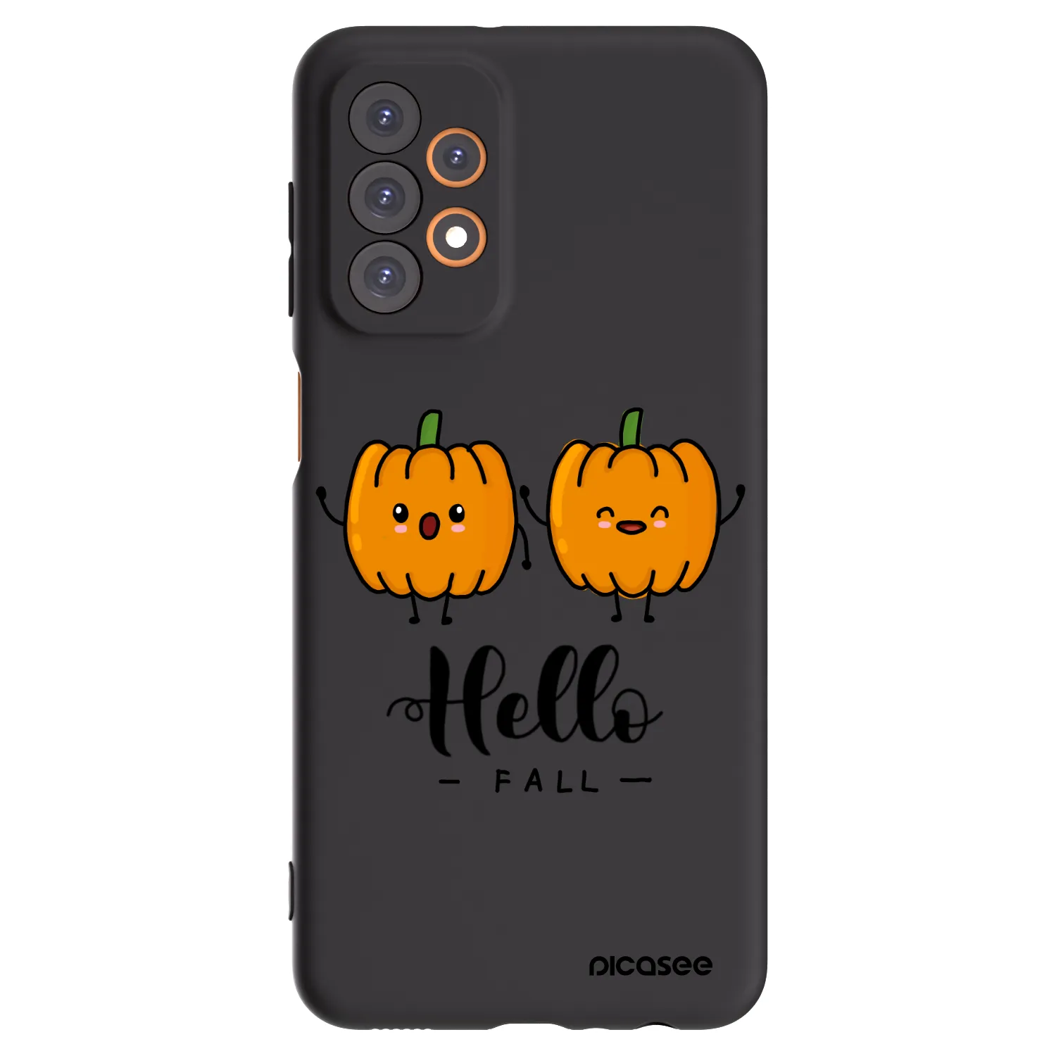 Picasee silikónový čierny obal pre Samsung Galaxy A23 A236B 5G - Hallo Fall