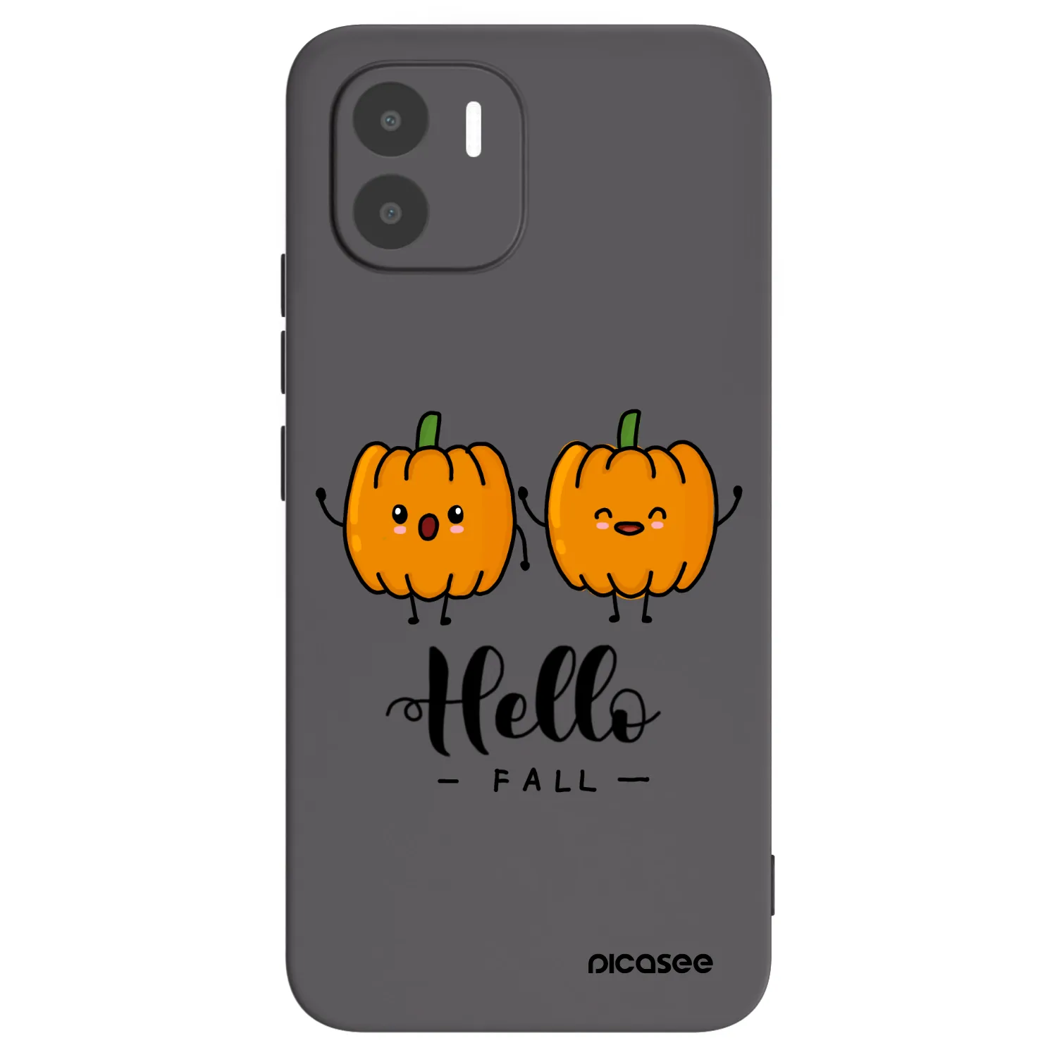 Picasee silikónový čierny obal pre Xiaomi Redmi A1 - Hallo Fall