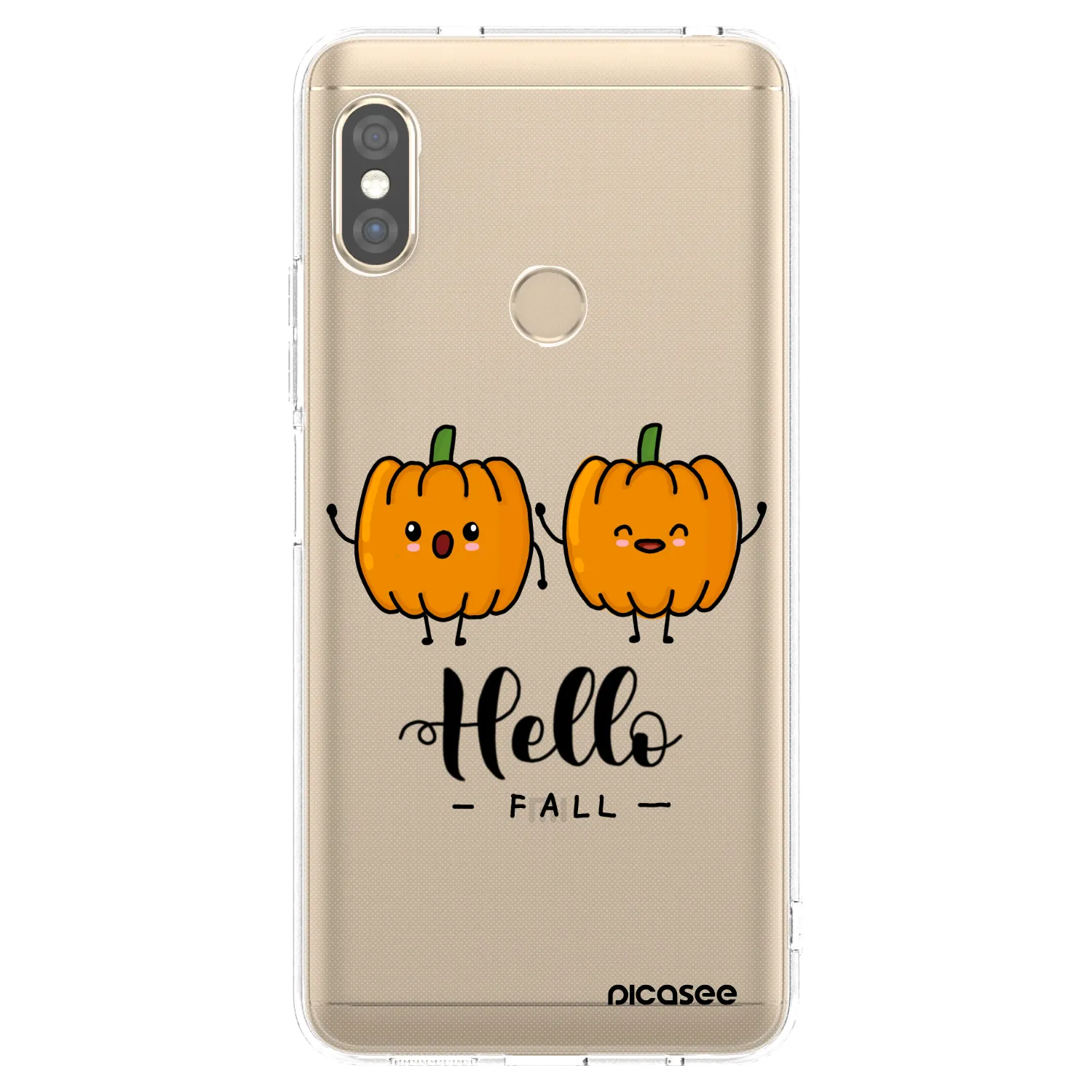 Picasee silikónový prehľadný obal pre Xiaomi Redmi Note 5 Global - Hallo Fall