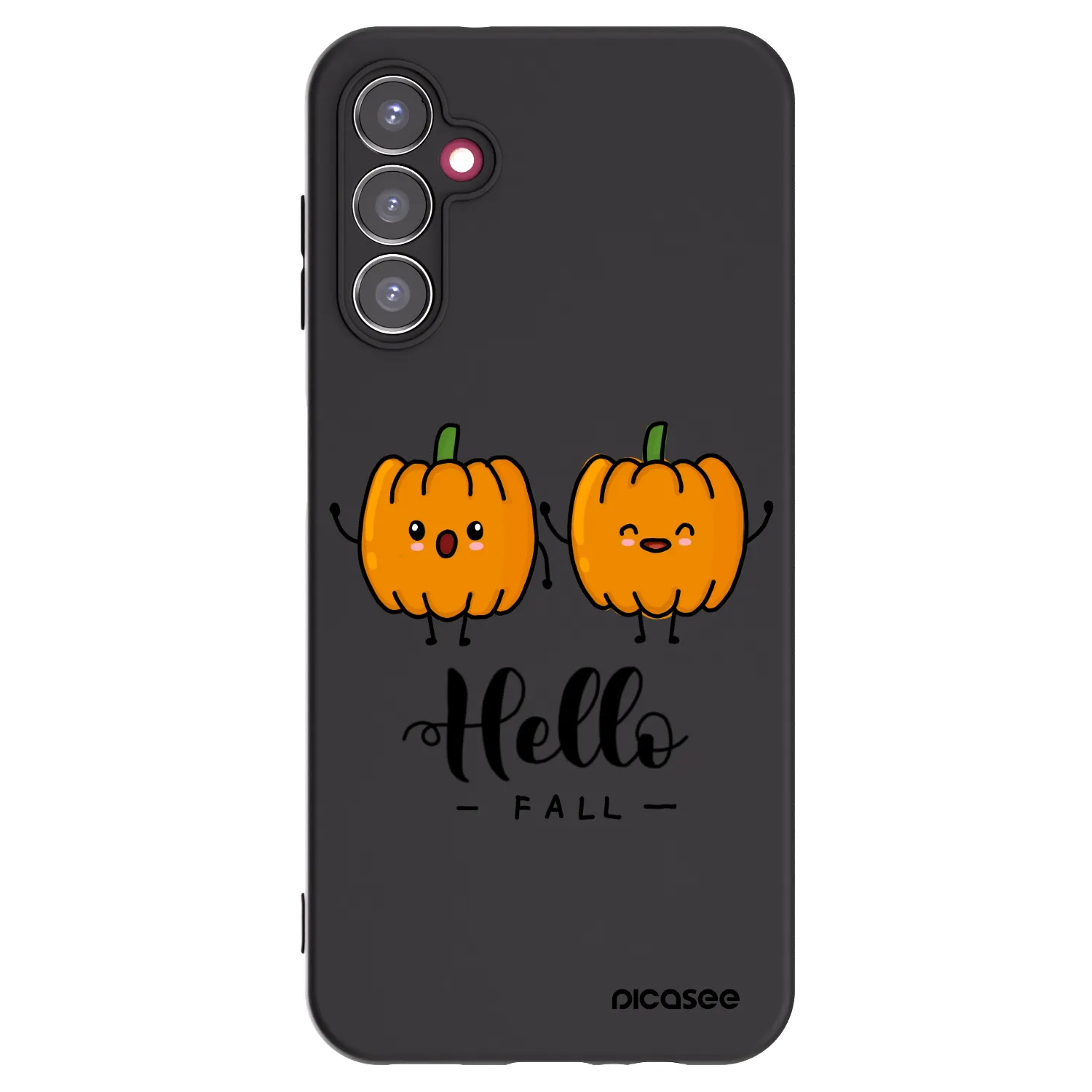 Picasee silikónový čierny obal pre Samsung Galaxy A14 4G A145R - Hallo Fall